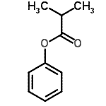 structure of CAS# 20279-29-2, Phenyl 2-Methylpropanoate;Isobutyric Acid Phenyl Ester;ISOBUTYRICACIDPHENYLESTER;phenyl 2-methylpropionate