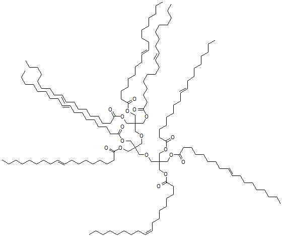 CAS#: 20284-29-1， 3,7-Dioxanonane-1,1,1,5,5,9,9,9-Octakismethanol Octakisoleate