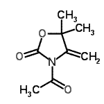 CAS#: 202920-26-1， 3-Acetyl-5,5-Dimethyl-4-Methylene-1,3-Oxazolidin-2-One