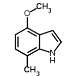 CAS#: 203003-67-2， 4-Methoxy-7-Methyl-1H-Indole