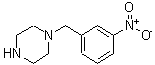 structure of CAS# 203047-37-4, 1-(3-Nitrobenzyl)Piperazine;[(3-nitrophenyl)methyl]piperazine;1-(3-Nitro-benzyl)-piperazine;MFCD02256025