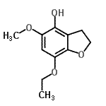 CAS#: 203205-44-1， 7-Ethoxy-5-Methoxy-2,3-Dihydro-1-Benzofuran-4-Ol