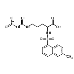CAS#: 203383-33-9， N<Sup>2</Sup>-[(6-Methyl-1-Naphthyl)Sulfonyl]-N<Sup>5</Sup>-(N-Nitrocarbamimidoyl)Ornithine