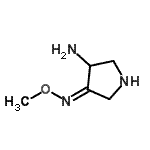CAS#: 203434-51-9， (4Z)-4-(Methoxyimino)-3-Pyrrolidinamine
