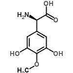CAS#: 203504-61-4， (2R)-Amino(3,5-Dihydroxy-4-Methoxyphenyl)Acetic Acid