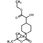 CAS#: 203662-88-8， 2-Methyl-2-Propanyl 4-(2-Ethoxy-1-Hydroxy-2-Oxoethyl)-1-Piperidinecarboxylate