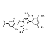 CAS#: 204277-61-2， Methyl 2-[5-Acetamido-4-(2-Chloro-6-Cyano-4-Nitro-Phenyl)Azo-2-Methoxy-N-(2-Methoxy-2-Oxo-Ethyl)Anilino]Propanoate