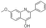 structure of CAS# 20430-72-2, 7-Methoxy-2-Phenyl-4-Quinolinol;4-Hydroxy-7-Methoxy-2-phenyl quinoline;7-Methoxy-2-phenyl-1H-quinolin-4-one;7-Methoxy-2-phenyl-4-quinolinol