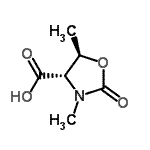 CAS#: 204386-94-7， (4S,5R)-3,5-Dimethyl-2-Oxo-1,3-Oxazolidine-4-Carboxylic Acid