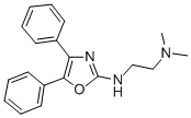 CAS 登录号:20503-83-7, 2-((2-(二甲基氨基)乙基)氨基)-4,5-二苯基恶唑
