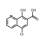 CAS#: 205040-62-6， 5-Chloro-8-Hydroxy-7-Quinolinecarboxylic Acid