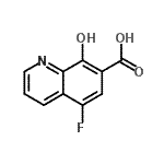 CAS#: 205040-63-7， 5-Fluoro-8-Hydroxy-7-Quinolinecarboxylic Acid