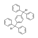 CAS#: 205180-53-6， 1,4-Bis[Bromo(Diphenyl)Methyl]Benzene