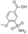 CAS#: 20532-06-3， 3-(Aminosulfonyl)-4-Methoxybenzoic Acid
