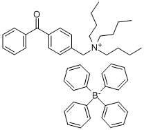 CAS#: 205451-00-9， N-(4-[Benzoyl]Benzyl)-N,N,N-Tributylammonium Tetraphenylborate