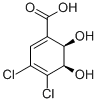 structure of CAS# 205587-32-2, (5R,6R)-3,4-Dichloro-5,6-Dihydroxy-1,3-Cyclohexadiene-1-Carboxylicacid;(5R,6R)-3,4-Dichloro-5,6-Dihydroxy-Cyclohexa-1,3-Diene-1-Carboxylate;(5R,6R)-3,4-Dichloro-5,6-Dihydroxy-1-Cyclohexa-1,3-Dienecarboxylate;Zinc01081390