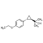 CAS#: 205674-81-3， 2-[(1R,2R)-2-(4-Ethoxyphenyl)Cyclopropyl]-2-Propanol