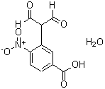 structure of CAS# 205680-84-8, 3-(1-Formyl-2-Oxoethyl)-4-Nitro-Benzoic Acid Hydrate (1:1);(Z)-2-(5-Carboxy-2-Nitro-Phenyl)-3-Oxo-Prop-1-En-1-Olate;(Z)-2-(5-Carboxy-2-Nitro-Phenyl)-3-Keto-Prop-1-En-1-Olate;Zinc00153806