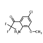 CAS#: 205756-22-5， 1-(2-Amino-5-Chloro-3-Methoxyphenyl)-2,2,2-Trifluoroethanone