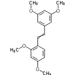 CAS#: 20578-92-1， 1-[2-(3,5-Dimethoxyphenyl)Vinyl]-2,4-Dimethoxybenzene