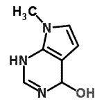 CAS#: 205926-69-8， 7-Methyl-4,7-Dihydro-1H-Pyrrolo[2,3-d]Pyrimidin-4-Ol