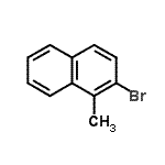 结构式 CAS# 20601-22-3, 2-溴-1-甲基萘