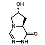 CAS#: 206126-87-6， (7R,8aS)-7-Hydroxy-6,7,8,8A-Tetrahydropyrrolo[1,2-d][1,2,4]Triazin-1(2H)-One