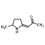 CAS#: 206197-84-4， (1E)-1-(5-Methyl-2-Pyrrolidinylidene)Acetone