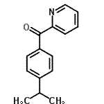 structure of CAS# 206357-76-8, (4-Isopropylphenyl)(2-Pyridinyl)Methanone;2-(4-Isopropylbenzoyl)pyridine