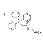 CAS 登录号：206557-04-2， [2-(烯丙氧基)-2-氧代乙基](三苯基)鏻碘化物