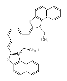 CAS#: 20682-18-2， 3,3'-Diethyl-4,5,4',5'-dibenzothiatricarbocyanine iodide