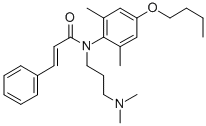 CAS 登录号：20682-48-8， N-[3-(二甲基氨基)丙基]-N-[4-丁氧基-2,6-二甲基苯基]-3-苯基丙烯酰胺