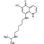 CAS#: 20684-26-8， 6-Hydroxy-8-{[5-(Isopropylamino)Pentyl]Amino}-5(1H)-Quinolinone
