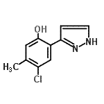 CAS#: 206986-84-7， 4-Chloro-5-Methyl-2-(1H-Pyrazol-3-Yl)Phenol