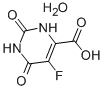 structure of CAS# 207291-81-4, 5-Fluoroorotic Acid Hydrate;5-Fluoro-2,6-Diketo-3H-Pyrimidine-4-Carboxylate;Zinc01663959
