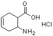 结构式 CAS# 207386-86-5, 6-氨基-3-环己烯-1-羧酸盐酸盐(1:1)