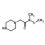 CAS#: 207511-00-0， N-Methoxy-N-Methyl-2-(1-Piperazinyl)Acetamide