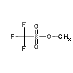 structure of CAS# 207556-12-5, (<Sup>13</Sup>C)Methyl Trifluoromethanesulfonate;(13)C-methyl triflate