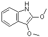 structure of CAS# 207601-31-8, 2,3-Dimethoxy-1H-Indole;1H-INDOLE,2,3-DIMETHOXY-;2,3-DIMETHOXYINDOLE;D-4300