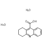 CAS#: 207738-04-3， 1,2,3,4-Tetrahydro-9-Acridinecarboxylic Acid Dihydrate