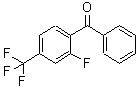 structure of CAS# 207974-08-1, [2-Fluoro-4-(Trifluoromethyl)Phenyl]-Phenylmethanone;[2-Fluoro-4-(Trifluoromethyl)Phenyl]-Phenyl-Methanone;Jrd-0257;Zinc02169764
