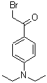 structure of CAS# 207986-25-2, 2-Bromo-1-[4-(Diethylamino)Phenyl]Ethanone;2-Bromo-1-[4-(diethylamino)phenyl]ethan-1-one;2-Bromo-4'-(diethylamino)acetophenone;4-(Diethylamino)phenacyl bromide