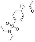structure of CAS# 2080-32-2, N-[4-(Diethylsulfamoyl)Phenyl]Acetamide;N-[4-(Diethylsulfamoyl)Phenyl]Ethanamide;N4-Acetyl-N'-Diethylsulfanilamide;N4-Acetyl-N1-Diethylsulfanilamide