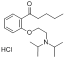 CAS#: 20809-26-1， 1-[2-[2-(Di(Propan-2-Yl)Amino)Ethoxy]Phenyl]Pentan-1-One Hydrochloride