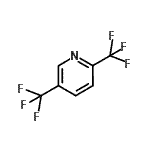 结构式 CAS# 20857-44-7, 2,5-二(三氟甲基)吡啶