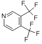 structure of CAS# 20857-46-9, 3,4-Bis(Trifluoromethyl)-Pyridine;3,4-Bis(Trifluoromethyl)Pyridine, 95+%;3,4-BIS(TRIFLUOROMETHYL)PYRIDINE