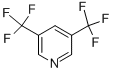 structure of CAS# 20857-47-0, 3,5-Bis(Trifluoromethyl)Pyridine;3,5-BIS(TRIFLUOROMETHYL)PYRIDINE;3,5-DI(TRIFLUOROMETHYL)PYRIDINE