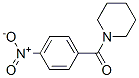 structure of CAS# 20857-92-5, 1-(4-Nitrobenzoyl)Piperidine;(4-Nitrophenyl)-(1-Piperidyl)Methanone;(4-Nitrophenyl)-Piperidino-Methanone;(4-Nitrophenyl)-Piperidin-1-Yl-Methanone
