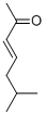 structure of CAS# 20859-10-3, (3E)-6-Methyl-3-Hepten-2-One;(E)-6-METHYL-3-HEPTEN-2-ONE;6 METHYL 3 HEPTEN 2 ONE