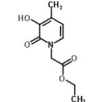 CAS#: 208592-17-0， Ethyl (3-Hydroxy-4-Methyl-2-Oxo-1(2H)-Pyridinyl)Acetate